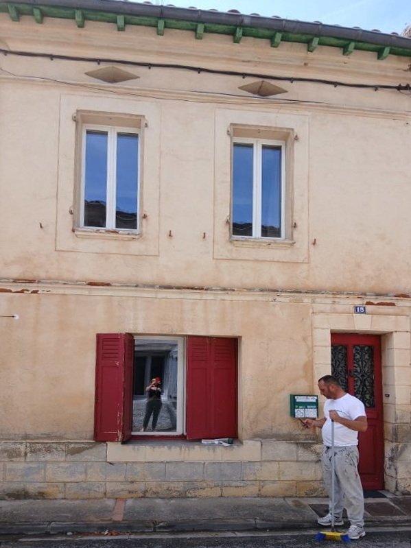 Ravalement après intempéries